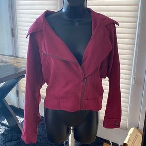 Favlux Fashion pink moto style jacket M